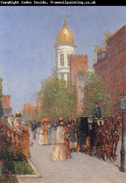 Childe Hassam A Spring Morning